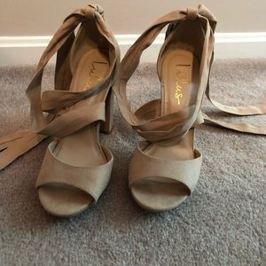 Lulus wrap heels
